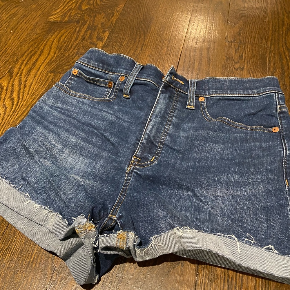 Madewell High Rise Denim Shorts